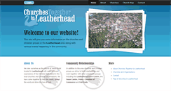 Desktop Screenshot of churchesleatherhead.org
